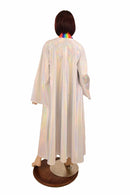 Robe with Rainbow Trim & Sash - Coquetry Clothing