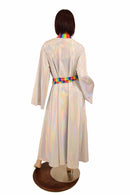 Robe with Rainbow Trim & Sash - Coquetry Clothing