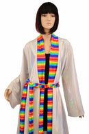 Robe with Rainbow Trim & Sash - Coquetry Clothing