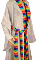 Robe with Rainbow Trim & Sash - Coquetry Clothing