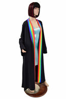 Robe with Rainbow Trim & Sash - Coquetry Clothing