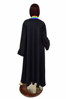 Robe with Rainbow Trim & Sash - Coquetry Clothing