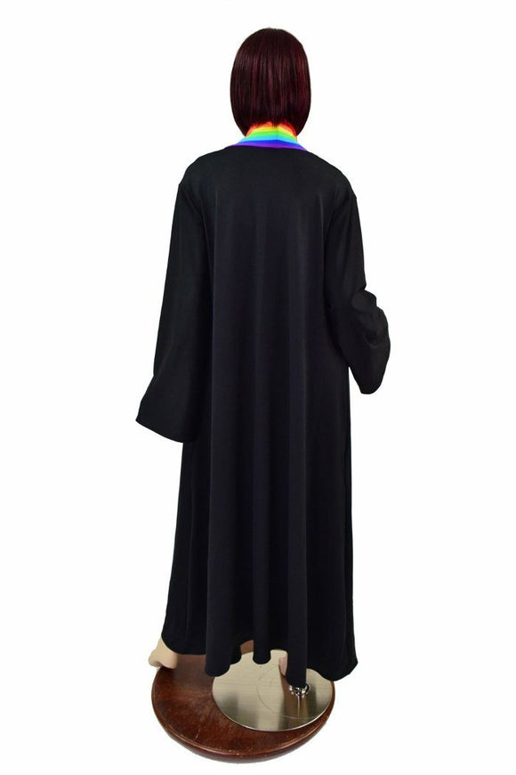 Robe with Rainbow Trim & Sash - Coquetry Clothing