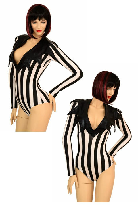 Demonica Collared Romper - Coquetry Clothing
