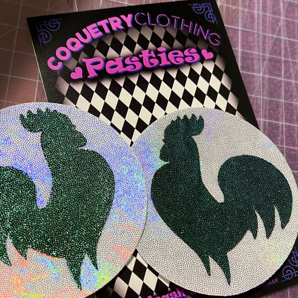 Rooster Pasties - Coquetry Clothing