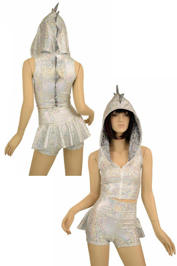 Ruffle Rump Dragon Top & Shorts Set - Coquetry Clothing