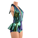 Ruffle Rump Josie Romper in Scarab - Coquetry Clothing