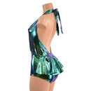 Ruffle Rump Josie Romper in Scarab - Coquetry Clothing