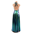 Ruffled Rump Josie Romper & Breakaway Maxi Skirt in Scarab - Coquetry Clothing