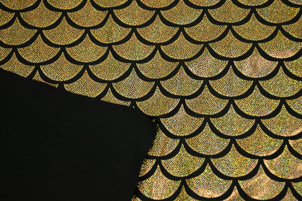 Gold Dragon Scale Fabric - 5