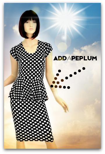 Add a Peplum - Coquetry Clothing