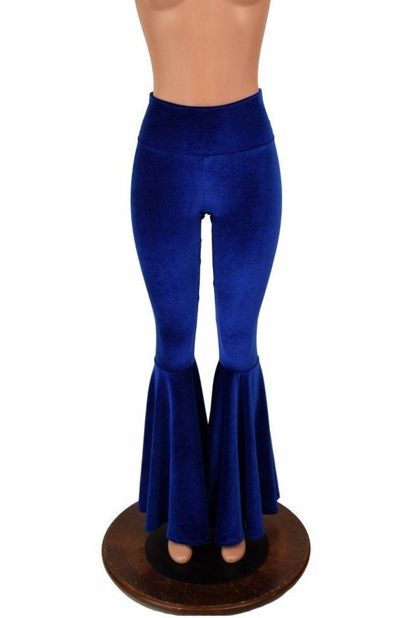 Sapphire Stretch Velvet Fabric - 7