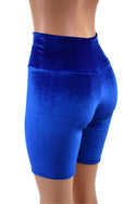 Sapphire Velvet Bike Shorts - 3