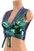 Scarab Wrap & Tie Top - Coquetry Clothing
