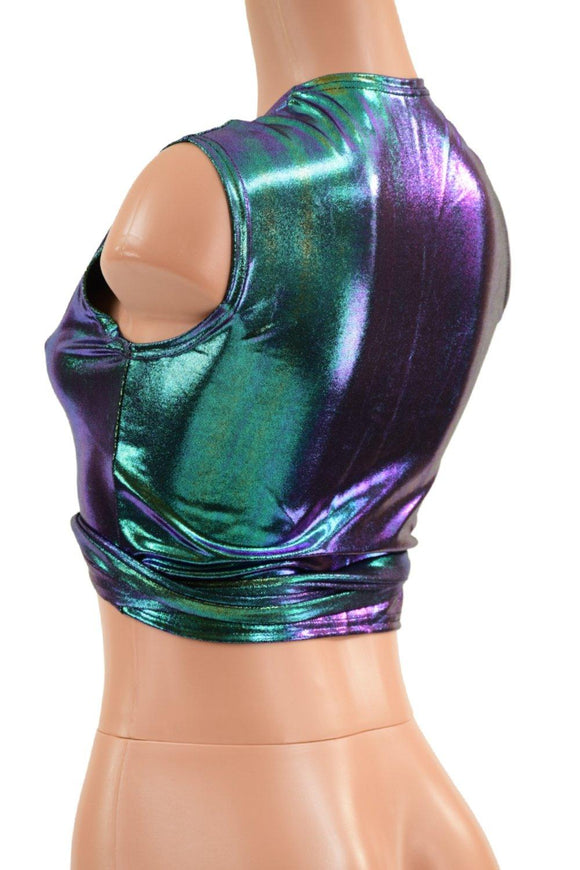 Scarab Wrap & Tie Top - Coquetry Clothing