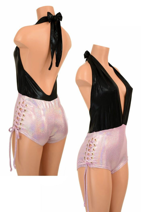Lace Up "Josie" Romper - Coquetry Clothing