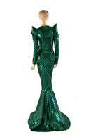 Sea Witch Puddle Train Gown - Coquetry Clothing