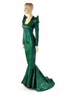 Sea Witch Puddle Train Gown - Coquetry Clothing