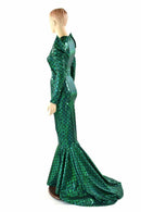 Sea Witch Puddle Train Gown - Coquetry Clothing