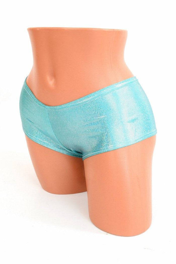 Seafoam Cheeky Booty Shorts - 5