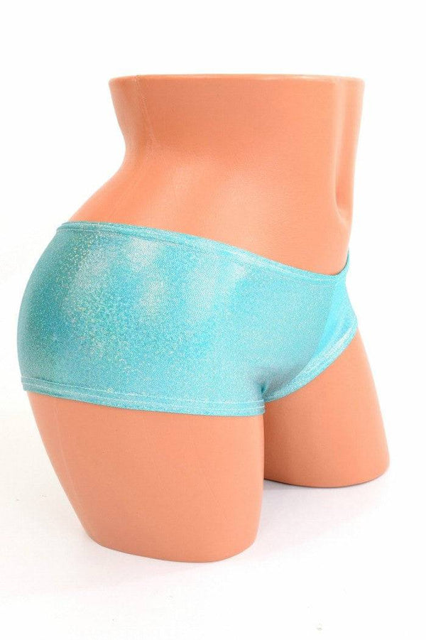 Seafoam Cheeky Booty Shorts - 4