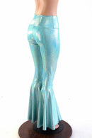 Seafoam High Waist Bell Bottom Flares - Coquetry Clothing