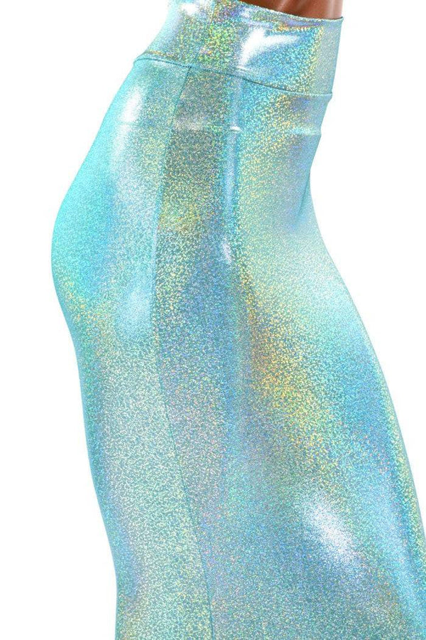 Seafoam High Waist Mermaid Skirt - 5