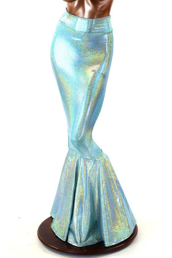 Seafoam High Waist Mermaid Skirt - Coquetry Clothing