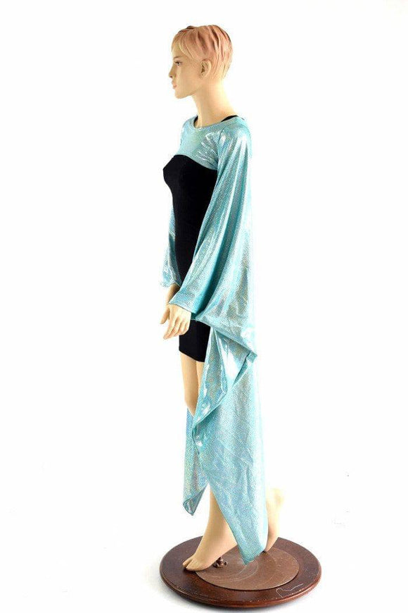 Seafoam Holographic Kimono Bolero - Coquetry Clothing