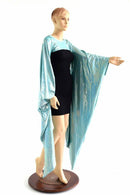 Seafoam Holographic Kimono Bolero - Coquetry Clothing