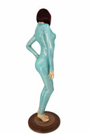Seafoam Holographic "Stella" Catsuit - Coquetry Clothing