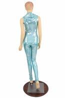 Seafoam Hooded Catsuit - Coquetry Clothing