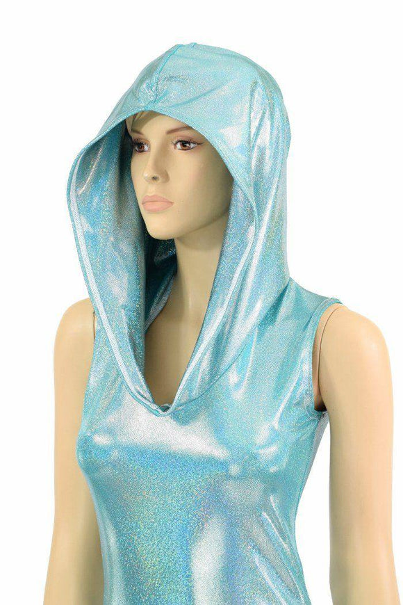 Seafoam Hooded Catsuit - Coquetry Clothing
