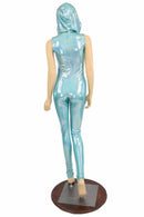 Seafoam Hooded Catsuit - Coquetry Clothing