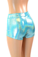 Seafoam Mid Rise Shorts - Coquetry Clothing