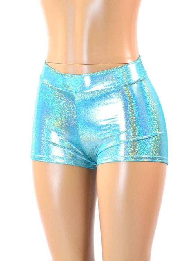 Seafoam Mid Rise Shorts - 1