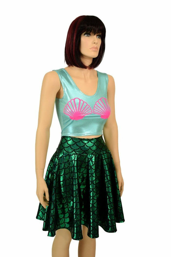 Seafoam Seashell Crop Top - 6