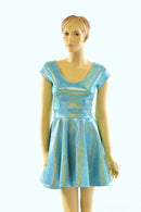 Seafoam Skater Dress - Coquetry Clothing