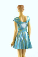 Seafoam Skater Dress - Coquetry Clothing