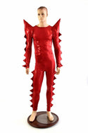 "Sebastian" Spiked Mega Sharp Shoulder Catsuit - 5