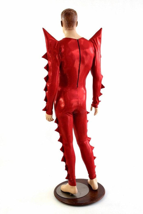 "Sebastian" Spiked Mega Sharp Shoulder Catsuit - 4