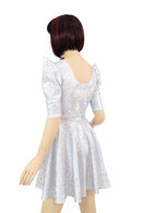Sharp Shoulder Skater Dress - Coquetry Clothing