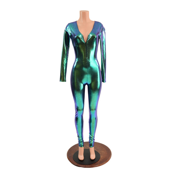 Sheer Mesh Back Catsuit - Coquetry Clothing