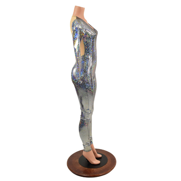 Sheer Mesh Back Catsuit - 5