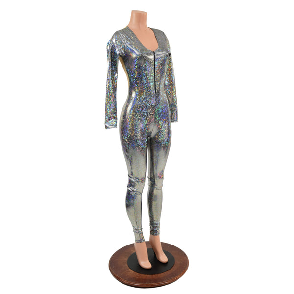 Sheer Mesh Back Catsuit - 6