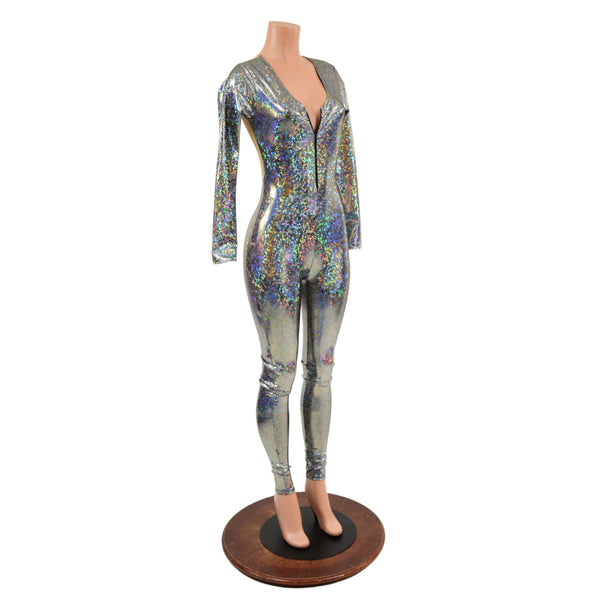 Sheer Mesh Back Catsuit - 7