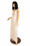 Sheer White Grecian Gown - Coquetry Clothing