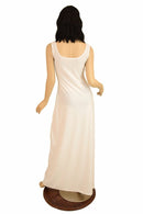 Sheer White Grecian Gown - Coquetry Clothing