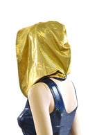 Short Festival Hood in Galaxy & Gold - Coquetry Clothing
