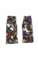 Short Fingerless Gloves in Unicorns & Rainbows - 5